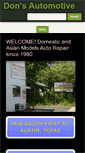 Mobile Screenshot of donsautomotive.com